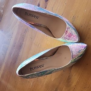 Bumpers Platform Heels